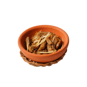 Chân nấm La Hán kho gừng (Braised shiitake mushroom with ginger)- Nhà hàng chay Vì Quẻ Kitchen