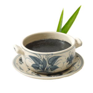 Chè mè đen, món chè mè đen chay với cam thảo, đậu phộng - Nhà hàng chay Vì Quẻ Kitchen