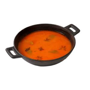 Lẩu sa tế, lẩu sa tế chay với đậu phộng, hột điều và các loại nấm - Nhà hàng chay Vì Quẻ Kitchen