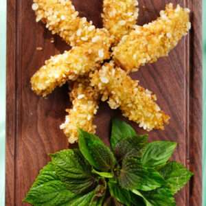 Đậu hủ Vị Quê sốt ngò rí Chay