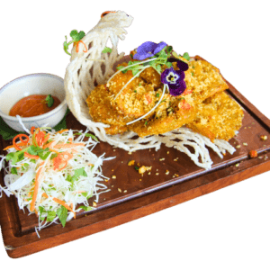 Nấm bào ngư xốc muối, món nấm bào ngư chiên giòn xốc muối ớt - Nhà hàng chay Vì Quẻ Kitchen