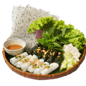 Nấm nướng lá lốt (Piper lolot rolls) - Nhà hàng chay Vì Quẻ Kitchen