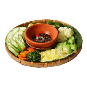 vi que kitchen rau cu kho quet steamed vegetabled diped vietnamese caramellized sauce - Nhà hàng chay Vì Quẻ Kitchen